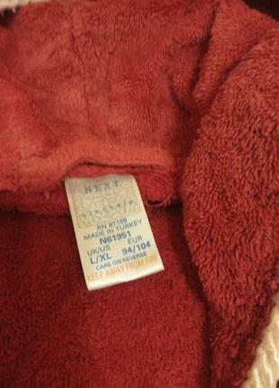 Махровий халат з капюшоном.3 фото