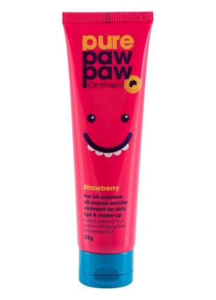 Відновлюючий бальзам для губ pure paw paw strawberry 25 g