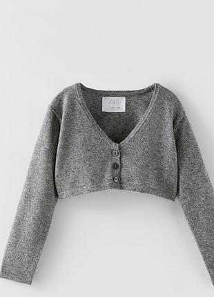 Укороченная кофта/кардиган для девочки