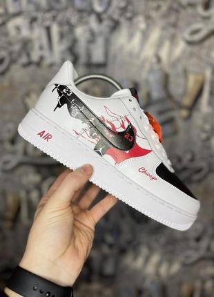 Жіночі кросівки nike air force 1 low chicago bulls edition