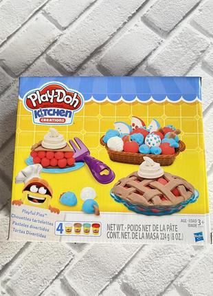 Ігровий набір play-doh святковий пиріг від hasbro. оригінал