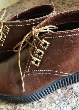 Туфлі , черевики,оксфорди на платформі натуральна шкіра распродаю