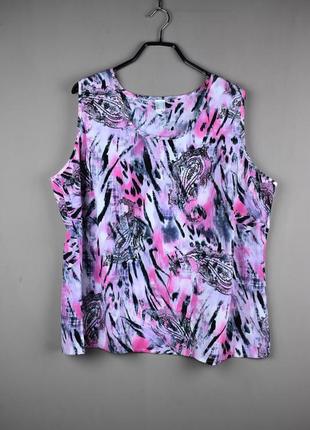 Очень стильная яркая блуза с красивым принтом