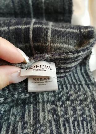 Теплий шарф, складається з 80%шерсті меріноса #roeckl4 фото