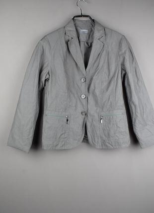 Стильный короткий женский пиджак от canda