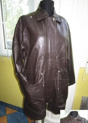 Оригинальная женская кожаная куртка vera pelle. италия. лот 2111 фото