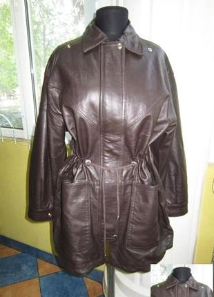 Оригинальная женская кожаная куртка vera pelle. италия. лот 2115 фото