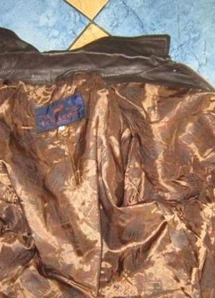 Оригинальная женская кожаная куртка vera pelle. италия. лот 2113 фото
