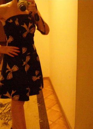 Молодіжне плаття-бюстьє, бавовна, розмір s3 фото