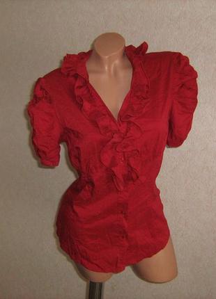 Блузка коттоновая, размер 46-48, италия1 фото