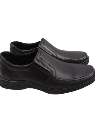 Туфли мужские konors черные натуральная кожа