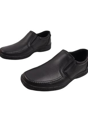 Туфли мужские konors черные натуральная кожа5 фото