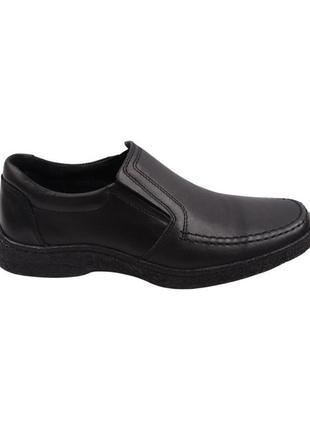 Туфли мужские konors черные натуральная кожа3 фото