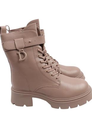 Ботинки женские renzoni капучино натуральная кожа