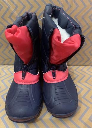 Детские прорезиненные светящиеся зимнии сапоги доя мальчика от lupilu