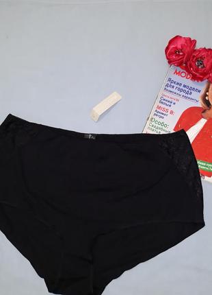 Труси трусики спідня білизна розмір 54/20 чорні жіночі нові батал