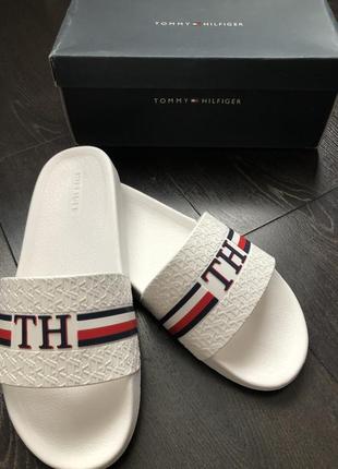 Шльопки , шльопанці , тапки , тапочки , капці tommy hilfiger2 фото