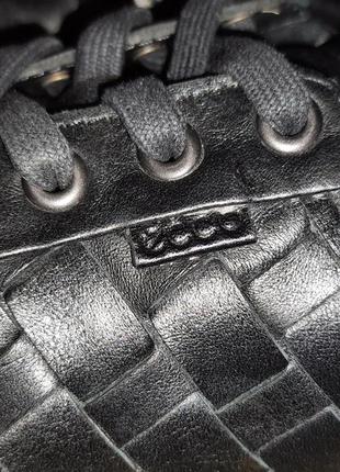 Стильные черные кеды полуботинки кроссовки ecco soft 7. размер-41, 27см. новые. оригинал3 фото