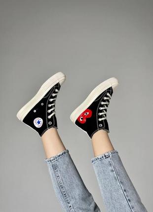 Чоловічі кеди  converse x comme des garsons play chuck

 женские кеды конверсы5 фото