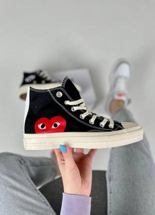 Чоловічі кеди  converse x comme des garsons play chuck

 женские кеды конверсы6 фото