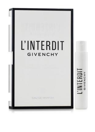 Парфумована вода l'interdit ( пробник) 1 мл, givenchy