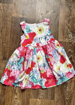 Святкова сукня квітковий принт