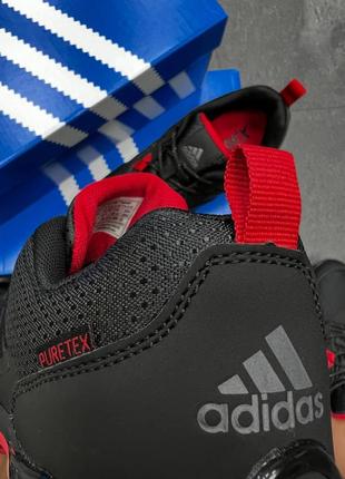 Мужские кроссовки adidas terrex easy trail pure tex all black red4 фото