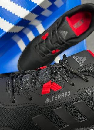 Мужские кроссовки adidas terrex easy trail pure tex all black red5 фото