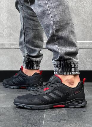 Мужские кроссовки adidas terrex easy trail pure tex all black red8 фото