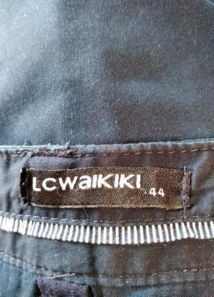 Синяя коттоновая юбка от lc waikiki3 фото