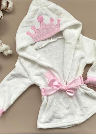 Терлий халатик для маленької принцеси👸 2