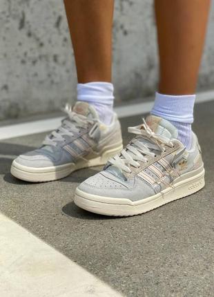 Кроссовки adidas forum 84 low off white premium женские / мужские