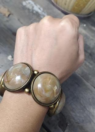 Браслет масивний пластик епоксид резинка