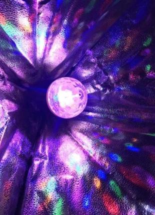 Мощная диско лампа 6 led color rotating lamp, вращающаяся диско лампа, диско шар для вечеринок rd-5006