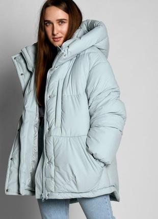 Зимняя женская свободная теплая куртка оверсайз3 фото