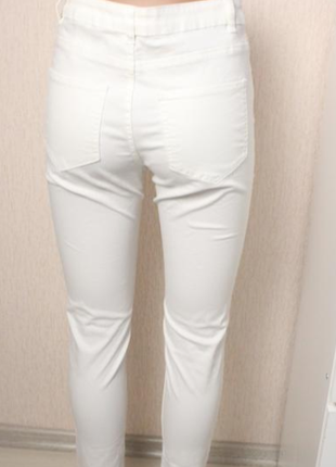 Білі джинси h&m завужені2 фото