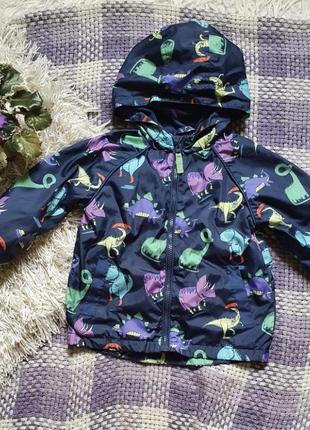 Дкже класна курточка на 2-3 роки, вітровка з діно.