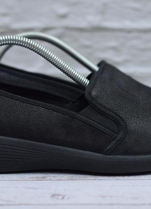 38 - 39 размер. черные женские кроссовки, слипоны skechers. оригинал1 фото