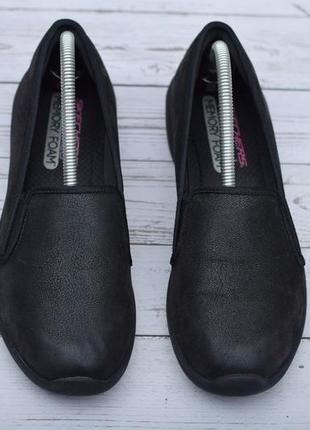 38 - 39 размер. черные женские кроссовки, слипоны skechers. оригинал6 фото
