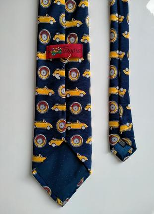 Краватка галстук з автомобілями2 фото