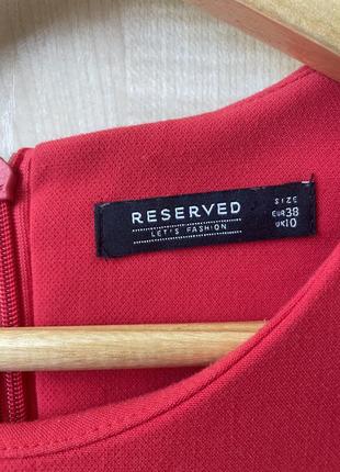 Сукня червона reserved4 фото