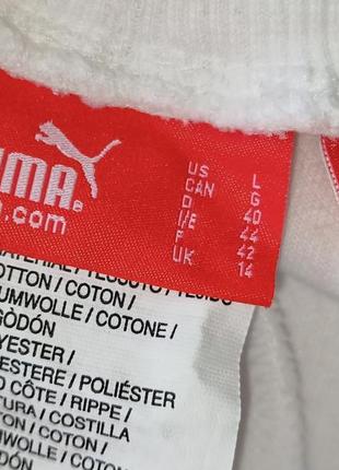 Плотные белые коттоновые спортивные бриджи,48-54разм.,puma