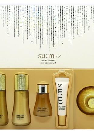 Набор  антивозрастных  питательных  миниатюр su:m37 losec summa elixir gift  set 5 items1 фото