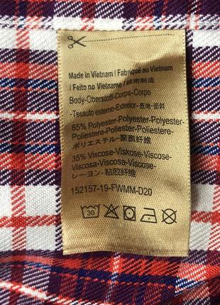 Сорочка\сорочка scotch & soda multicolour flannel check shirt7 фото