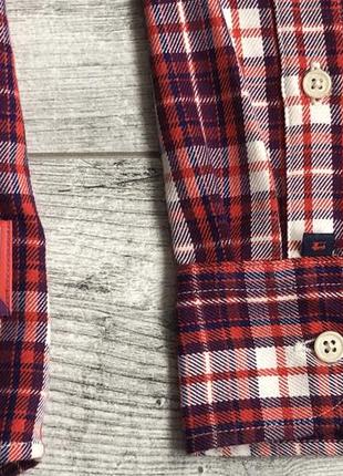 Сорочка\рубашка scotch & soda multicolour flannel check shirt6 фото