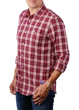 Сорочка\рубашка scotch & soda multicolour flannel check shirt1 фото