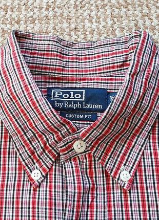 Ralph lauren рубашка custom fit оригинал (l)4 фото