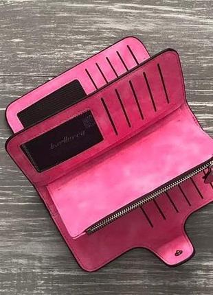 Женский кошелек baellerry forever темно-розовый3 фото