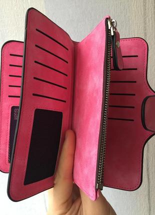 Женский кошелек baellerry forever темно-розовый4 фото
