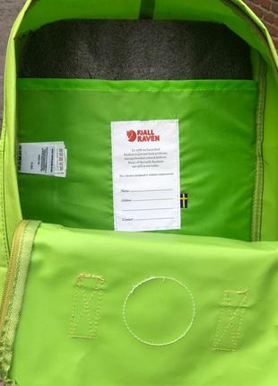 Рюкзак fjallraven kanken classic 16 l birch green    / наложка bs2 фото